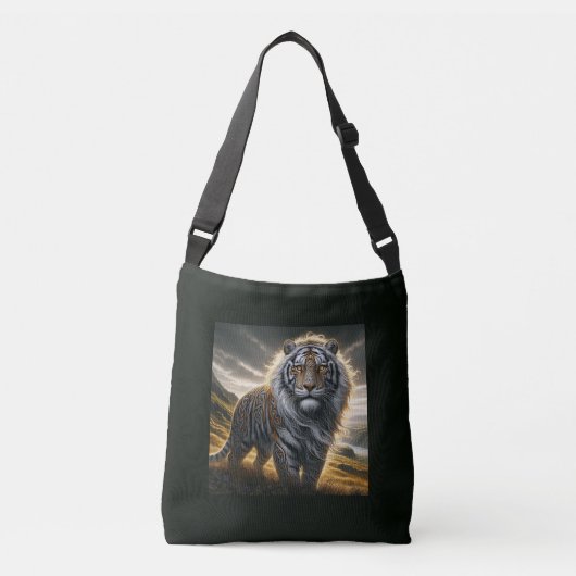 Keltische tijger crossbody tas (Voorkant)