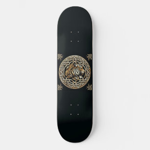 Keltische tijger met manen persoonlijk skateboard