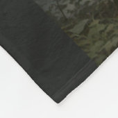 Keltische tovenaar en wolf fleece deken (Hoek)