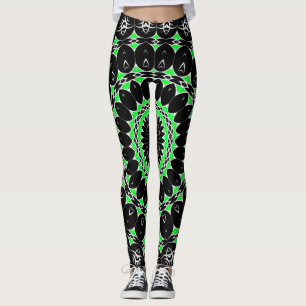 Keltische Tribale Mandala ( Groene ) Leggings