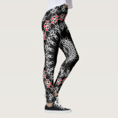 Keltische Tribale Mandala ( Rood ) Leggings (Rechts)