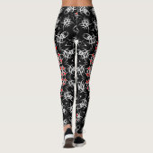 Keltische Tribale Mandala ( Rood ) Leggings (Achterkant)