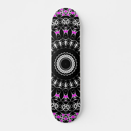 Keltische Tribale Mandala ( Roze ) Persoonlijk Skateboard (Voorkant)