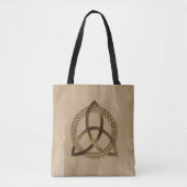 Keltische Triquetra Trinity Knot All Over Print Ta Tote Bag (Voorkant)