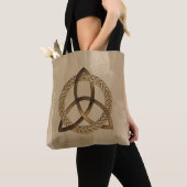 Keltische Triquetra Trinity Knot All Over Print Ta Tote Bag (Dichtbij)