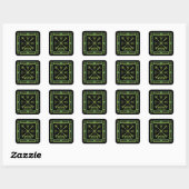 Keltische Vegvisir Stickers (Vierkant) (Vel)