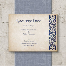 Keltische Viking Fantasy Bruiloft Save The Date