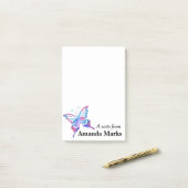 Keltische vlinder gepersonaliseerd Post-it® Notes (Op bureau)