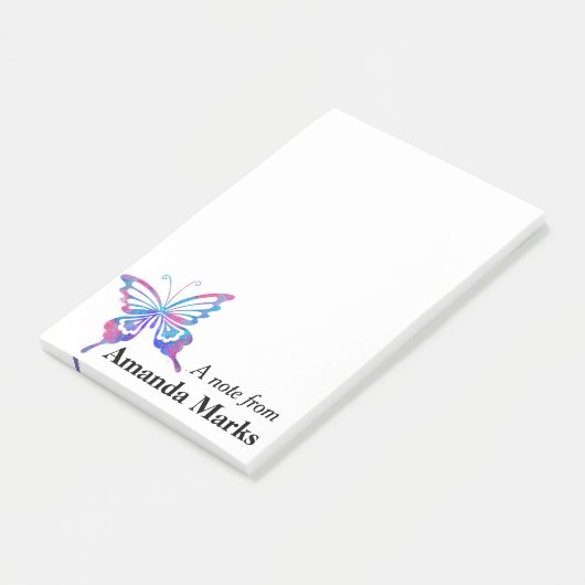  Keltische vlinder gepersonaliseerd Post-it® Notes (Schuin)