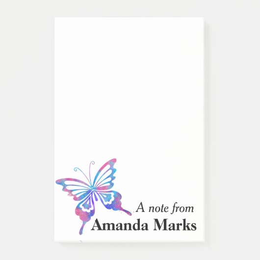 Keltische vlinder gepersonaliseerd Post-it® Notes (Voorkant)