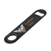 Keltische vogel speed flessenopener (Voorkant Gekanteld)