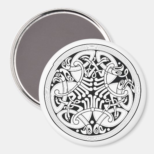 Keltische vogelmagneet magneet (Voorkant / Achterkant)
