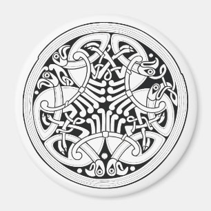 Keltische vogelmagneet magneet