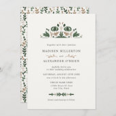 Keltische volkskunst bruiloft kaart (Voorkant / Achterkant)