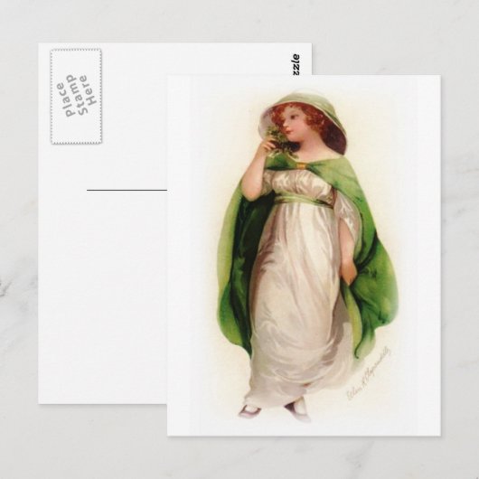  Keltische vrouw Briefkaart (Voorkant / Achterkant)