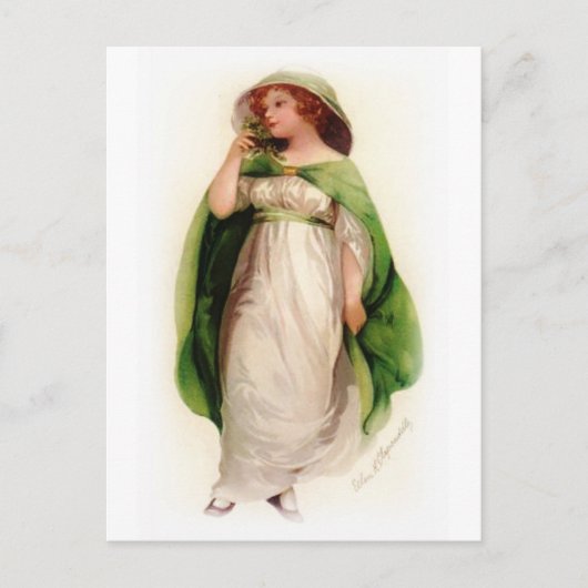  Keltische vrouw Briefkaart (Voorkant)