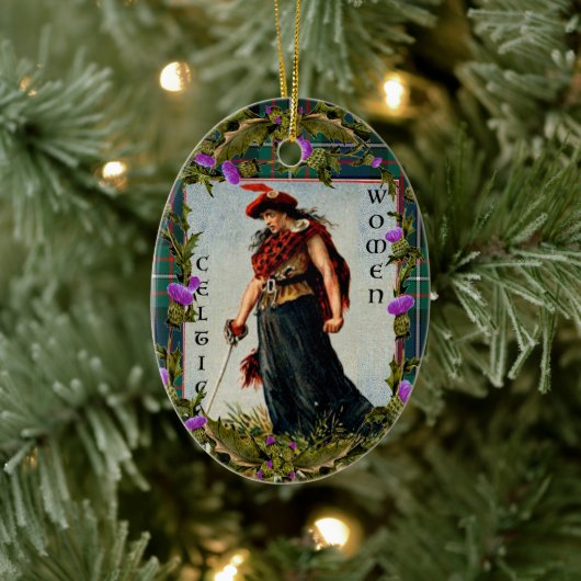 Keltische vrouw ornament (Boom)