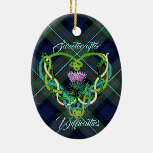 Keltische vrouw ornament (Achterkant)