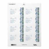 Keltische Waterverf Dragon retour adreslabel Etiket (Full Sheet)