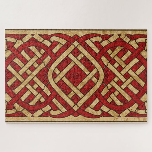 Keltische Welshe Knoopwerk Legpuzzel (Horizontaal)