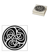 Keltische wervelingen kunst stempel (Gestempeld)