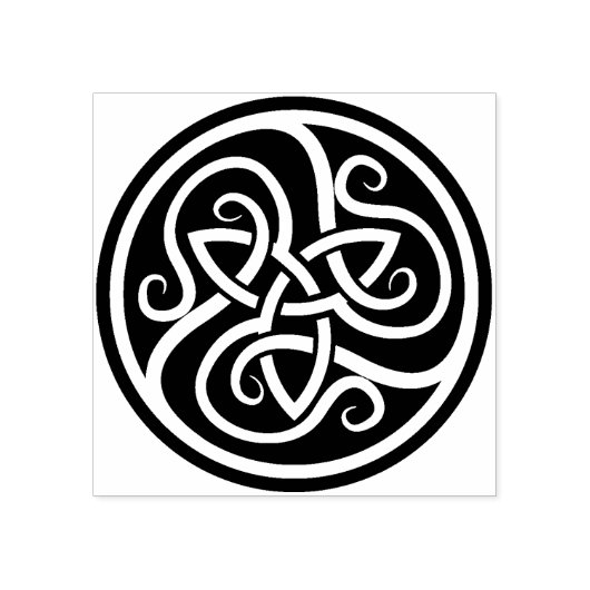 Keltische wervelingen kunst stempel (Afrduk)