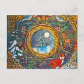 Keltische winter briefkaart (Voorkant)