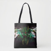 Keltische Winter Groene Man Tote Bag (Voorkant)