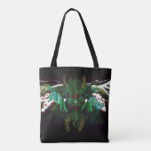 Keltische Winter Groene Man Tote Bag (Achterkant)