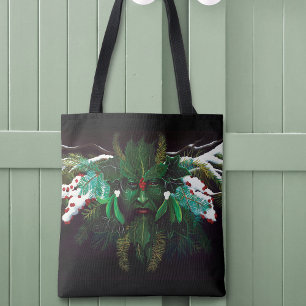 Keltische Winter Groene Man Tote Bag