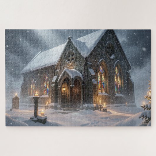 Keltische Winterkapel Legpuzzel (Horizontaal)