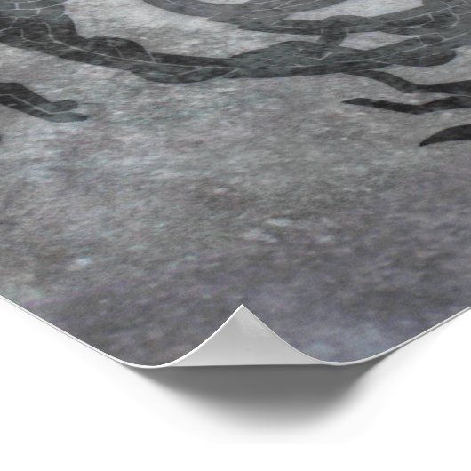 Keltische wolven poster (Hoek)