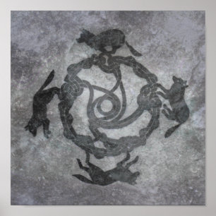 Keltische wolven poster