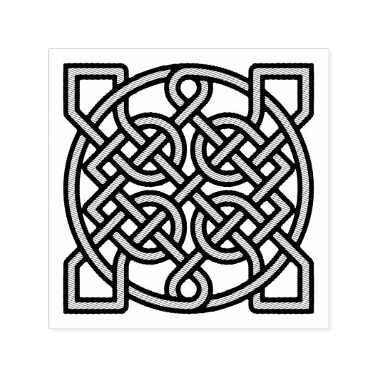 Keltische zeemansknoop  zelfinktende stempel (Design)