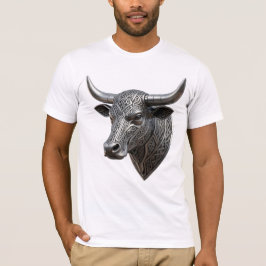 Keltische Zilveren Stierenkop Viking Keltisch T-shirt
