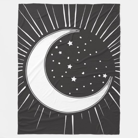 Keltische zon en sterren fleece deken (Voorkant)