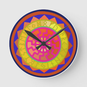 Keltische Zon Rune Kalender Symbolen Ronde Klok