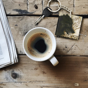 Keltische zwarte wolf sleutelhanger