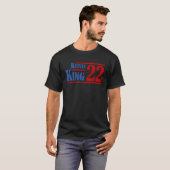 Kelvin King 2022 Amerikaanse Senaat Republikeins P T-shirt (Voorkant volledig)