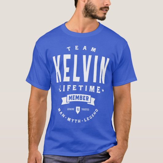 Kelvin Persoonlijke naam Birthday Gift T-shirt (Voorkant)