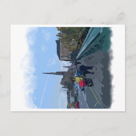 Kelvinbridge Glasgow, Schotland briefkaart (Voorkant)