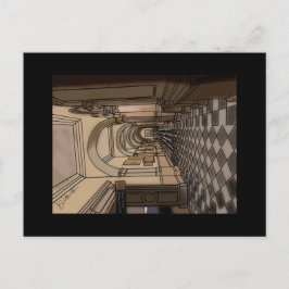 Kelvingrove-kunstgalerie en museumschotland briefkaart