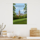 Kelvingrove Park Glasgow Reisposter Poster (Keuken)
