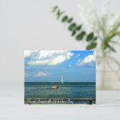 Kemah Boardwalk Galveston Bay Briefkaart (Staand voorkant)