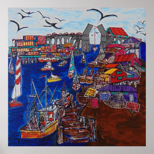 Kemah, Texas circa 1970s Poster (Voorkant)