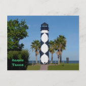 Kemah, TX Lighthouse briefkaart - aangepast (Voorkant)