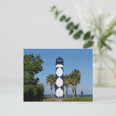Kemah, TX Lighthousepostcard Briefkaart (Staand voorkant)