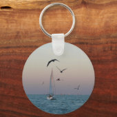Kemah-zeilboot Sleutelhanger (Voorkant)