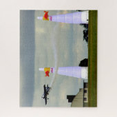 Kemble Airfield Air Racing Gloucestershire England Legpuzzel (Verticaal)