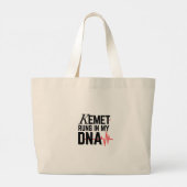 Kemet Runs in My DNA |  Grote Tote Bag (Achterkant)